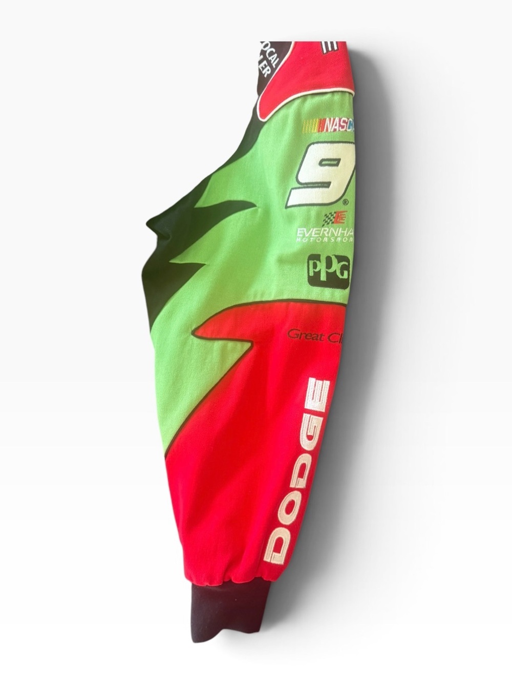 Vintage Kasey Kahne #9 JH Design Mountain Dew Dodge NASCAR Jacket L - Picture 4 of 11
